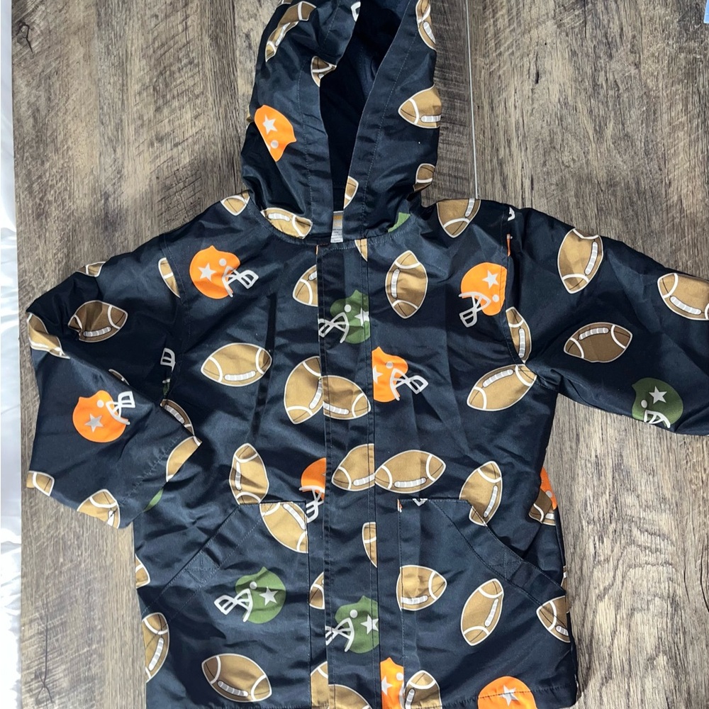 Gymboree Football Raincoat with pockets